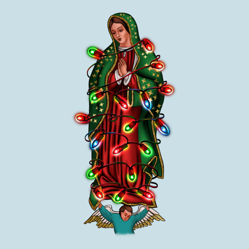Our Lady Of Guadalupe Christmas Ladies Tee by Jasminsmagicworld | Teevron