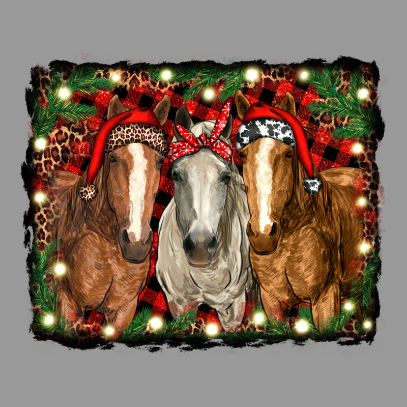 Christmas Horses Vintage Hoodie by RanaPortraitStore | Teevron