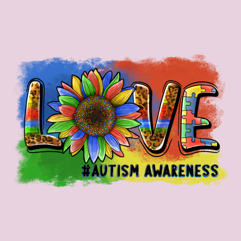 Sunflower Love Autism Awareness Ladies Tee by BarkalooDesign | Teevron