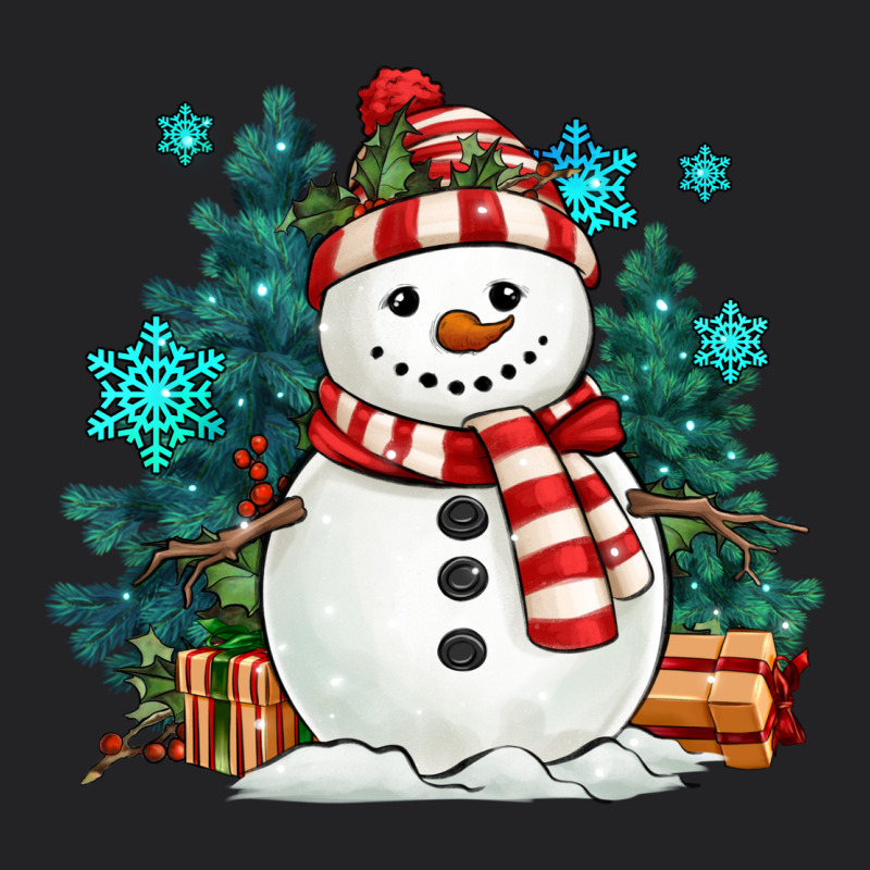 Christmas Snowman Vintage Tee by MaliasSmallBusiness | Teevron