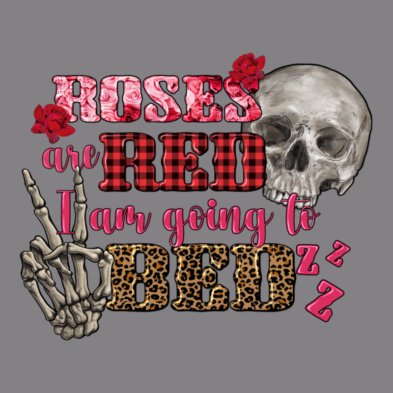 Valentine's Day Roses Are Red I Am Going To Bed Heavyweight Hoodie by FaDigitalArtStudio | Teevron