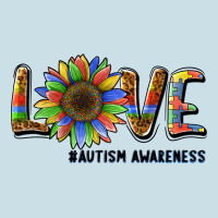 Love Sunflower Autism Awareness Ladies Tee | Teevron
