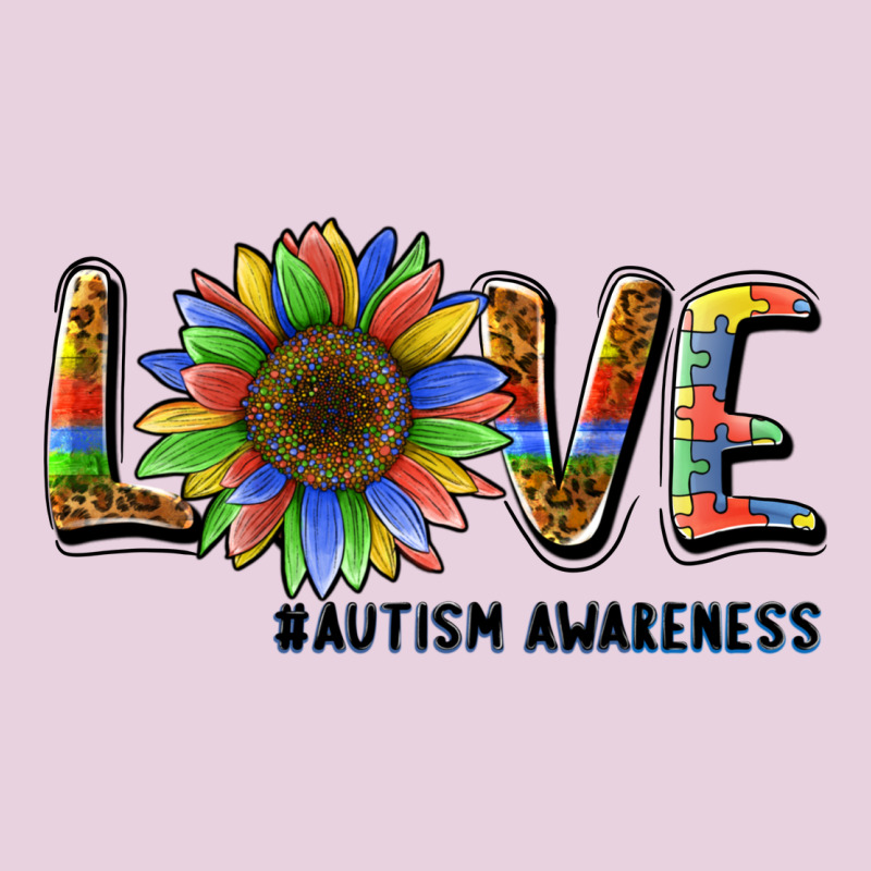 Love Sunflower Autism Awareness Ladies Tee by BarkalooDesign | Teevron