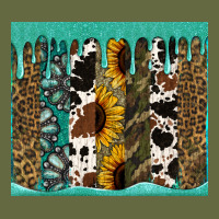 Western Brushstroke Tumbler Long Sleeve Tee | Teevron