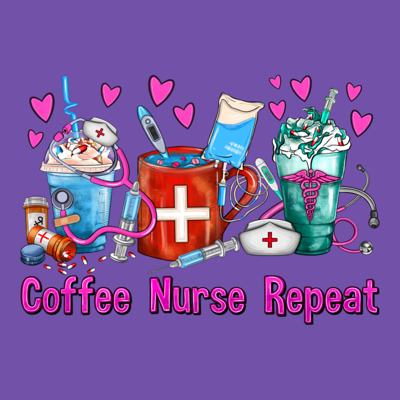 Coffee Nurse Repeat Nurse Coffee Cups Premium Sweatshirt by FaDigitalArtStudio | Teevron