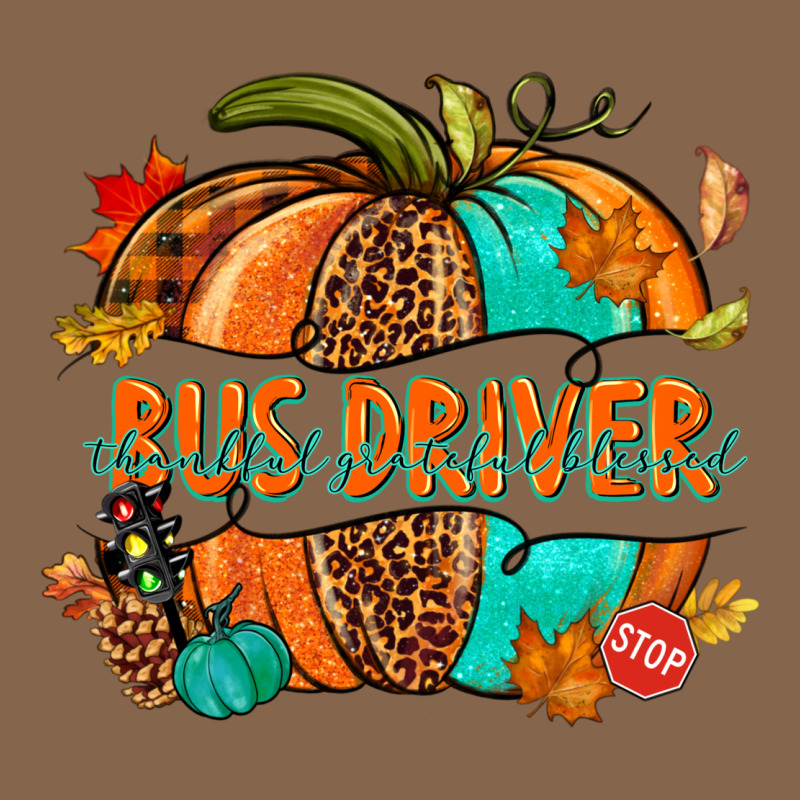 Bus Driver Pumpkin Premium Tee by NancyCooperArtShop | Teevron