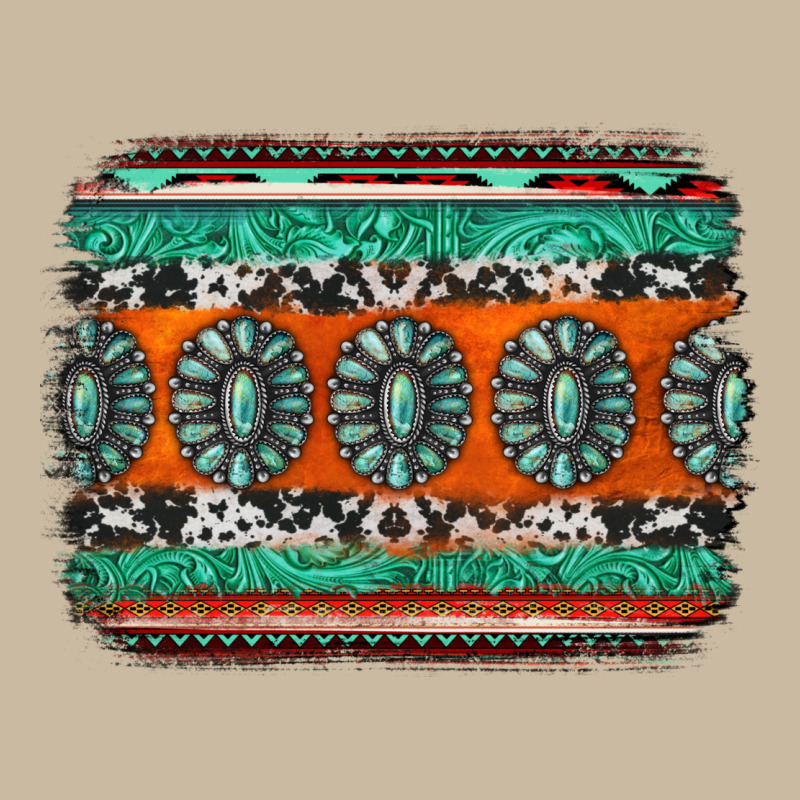 Turquoise Western Background Long Sleeve Tee by Jasminsmagicworld | Teevron