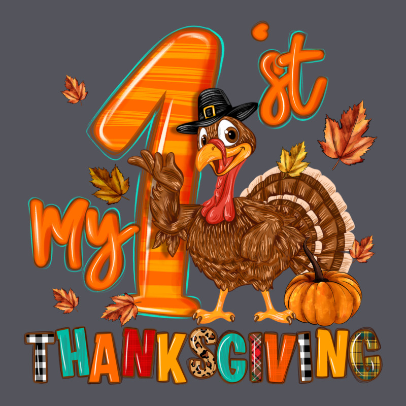 My First Thanksgiving Vintage Hoodie by MaliasSmallBusiness | Teevron