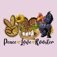 Peace Love Rooster Ladies Tee | Teevron