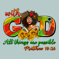 With God All Things Are Possible Juneteenth Heavy Core Tee | Teevron