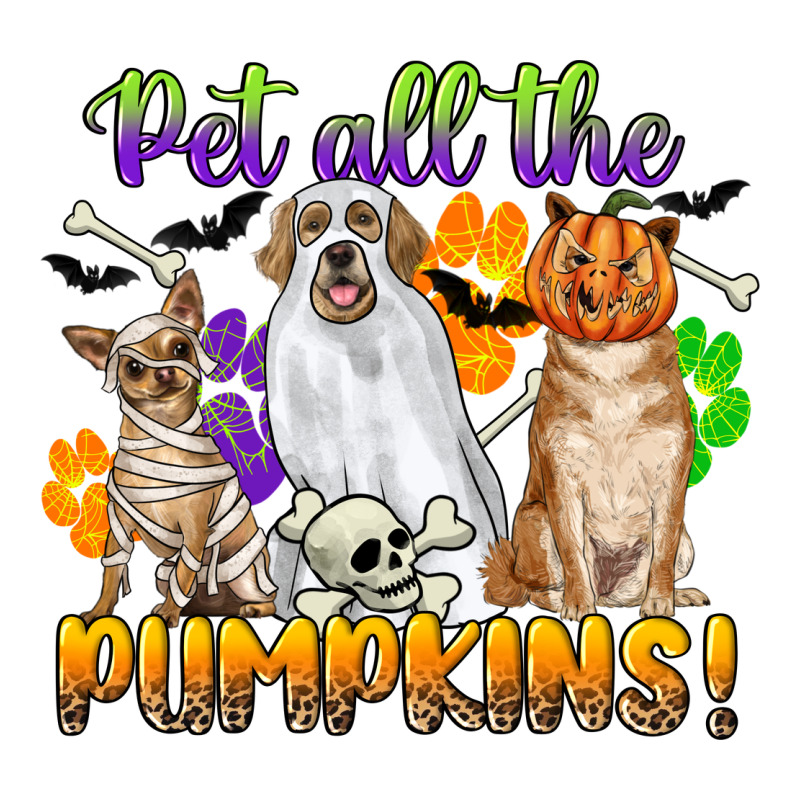 Pet All The Pumpkins Zipper Hoodie by CowGirlArtShop | Teevron