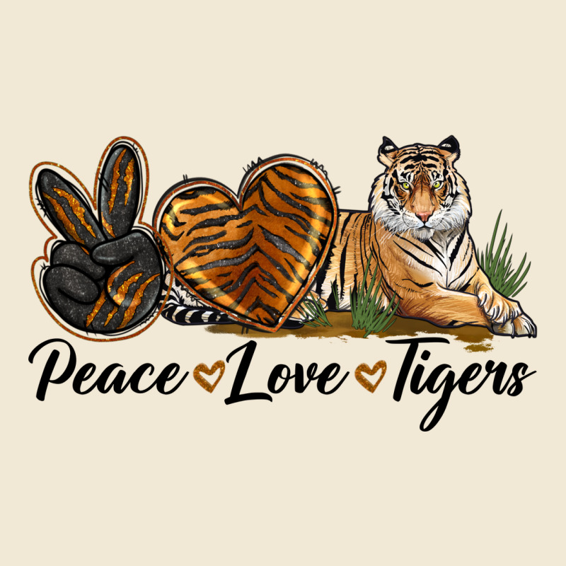 Peace Love Tigers Ladies Tee by LillyAllenDesigns | Teevron