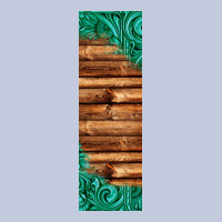 Western Tooled Leather Sunflower Turquoise Gemstone Pen Wrap 1 Long Sleeve Tee | Teevron