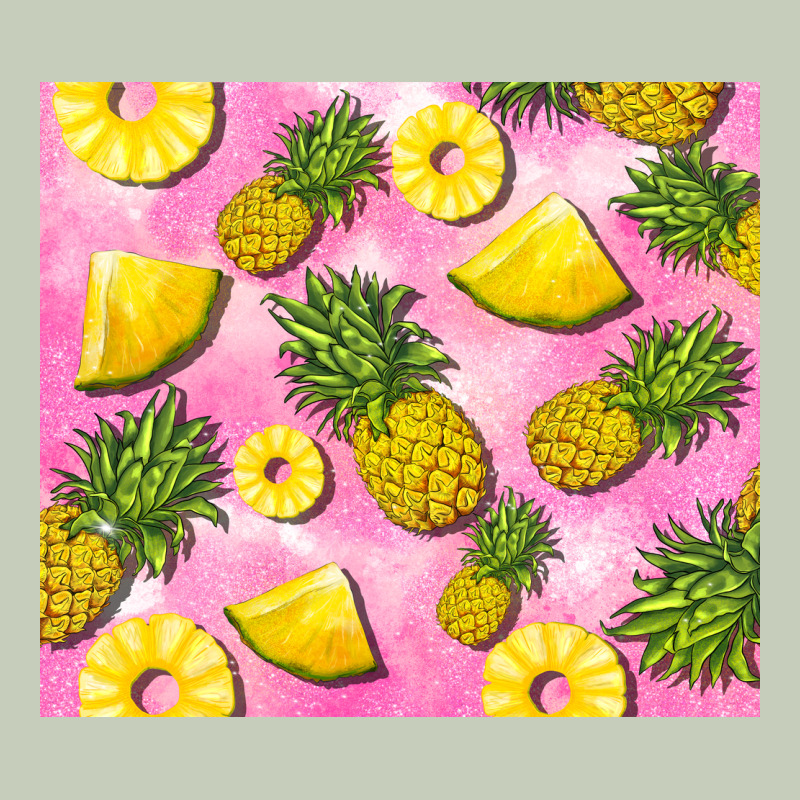 Pink Pineapple Long Sleeve Tee by BarkalooDesign | Teevron