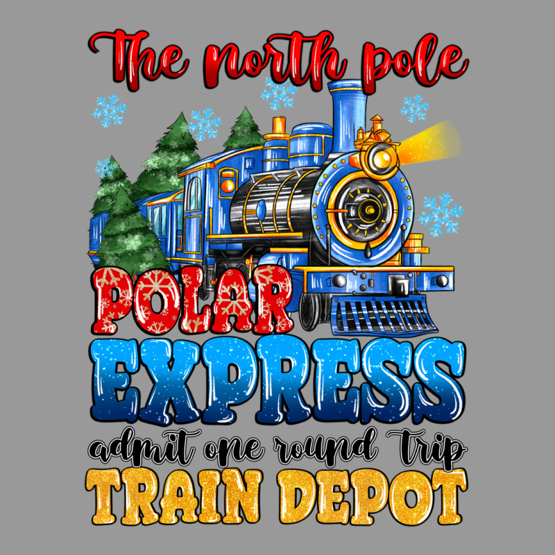 Thr North Pole Polar Express Admit One Round Trip Vintage Hoodie by MaliasSmallBusiness | Teevron