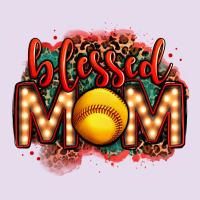 Blessed Softball Mom Lightbulb Letters Premium Hoodie | Teevron