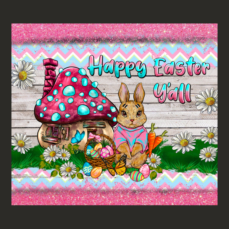 Happy Easter Y'all  Rabbit Heavy Core Tee by BarkalooDesign | Teevron