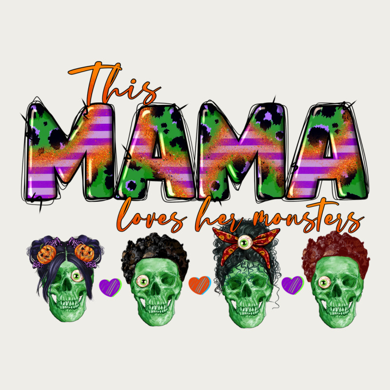 Personalized This Mama Loves Her Monsters Zipper Hoodie by CowGirlArtShop | Teevron