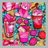 Valentines Day With Love Coffee Cups  Seamless Pattern Bbs Classic Tee | Teevron