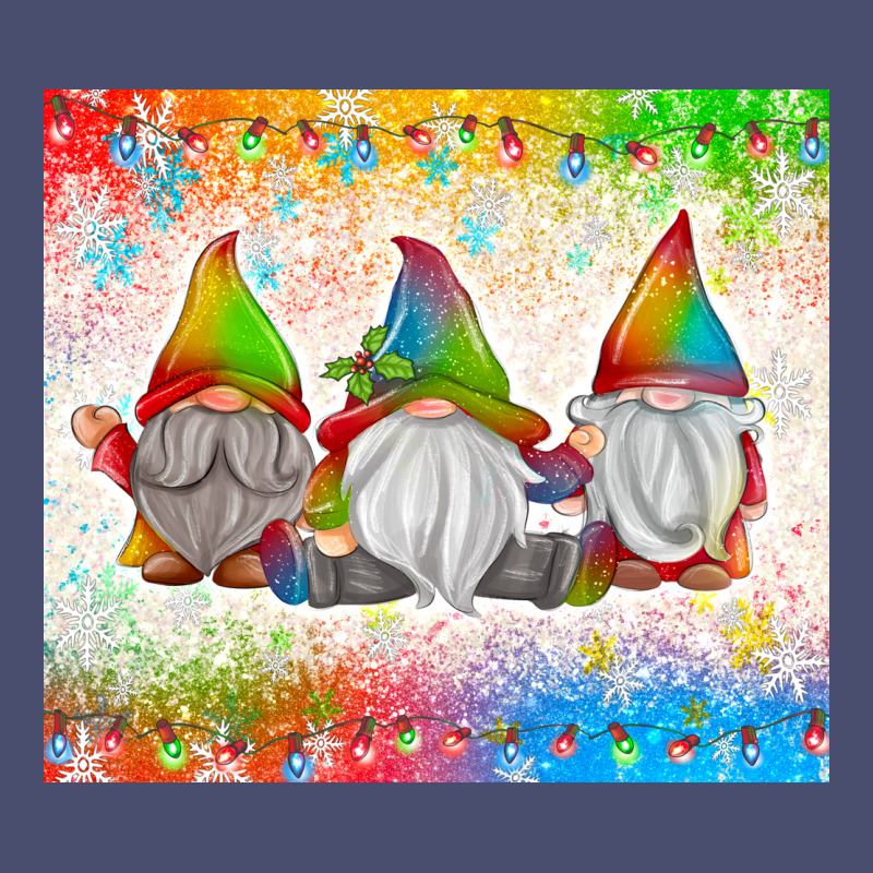 Christmas Lights Gnome Vintage Tee by MaliasSmallBusiness | Teevron
