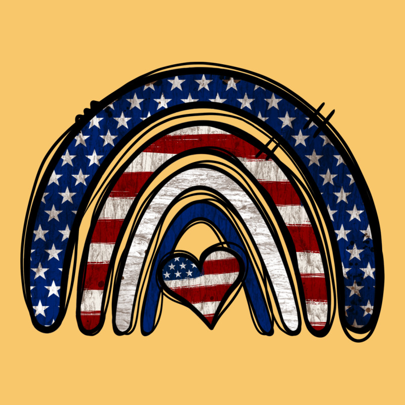 Usa American Flag Rainbow Vintage Hoodie by Jasminsmagicworld | Teevron