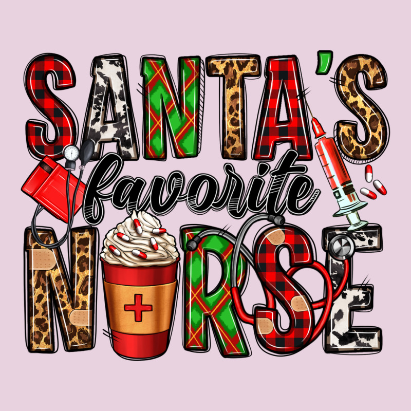 Santa's Favorite Nurse Ladies Tee by Jasminsmagicworld | Teevron