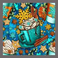 Winter Coffee Cups And Snow With Plaid Seamless Pattern Bbs Classic Tee | Teevron