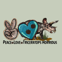 Peace Love Triceratops Horridus Ladies Tee | Teevron