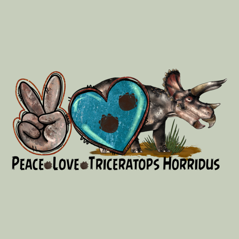 Peace Love Triceratops Horridus Ladies Tee by LillyAllenDesigns | Teevron