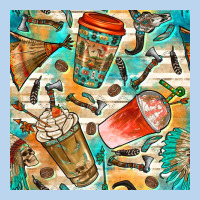 Western Indian Coffee Cups With Aztec Seamless Pattern Bbs Classic Tee | Teevron