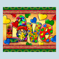 Love Autism Awareness Ladies Tee | Teevron