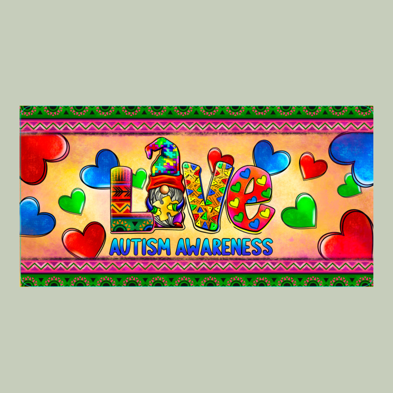 Love Autism Awareness License Plate Template Ladies Tee by BarkalooDesign | Teevron