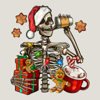 Christmas Skeleton Coffee Heavy Core Tee | Teevron