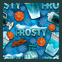 Winter Frosty Coffee Cups And Snow Seamless Pattern Bbs Classic Tee | Teevron