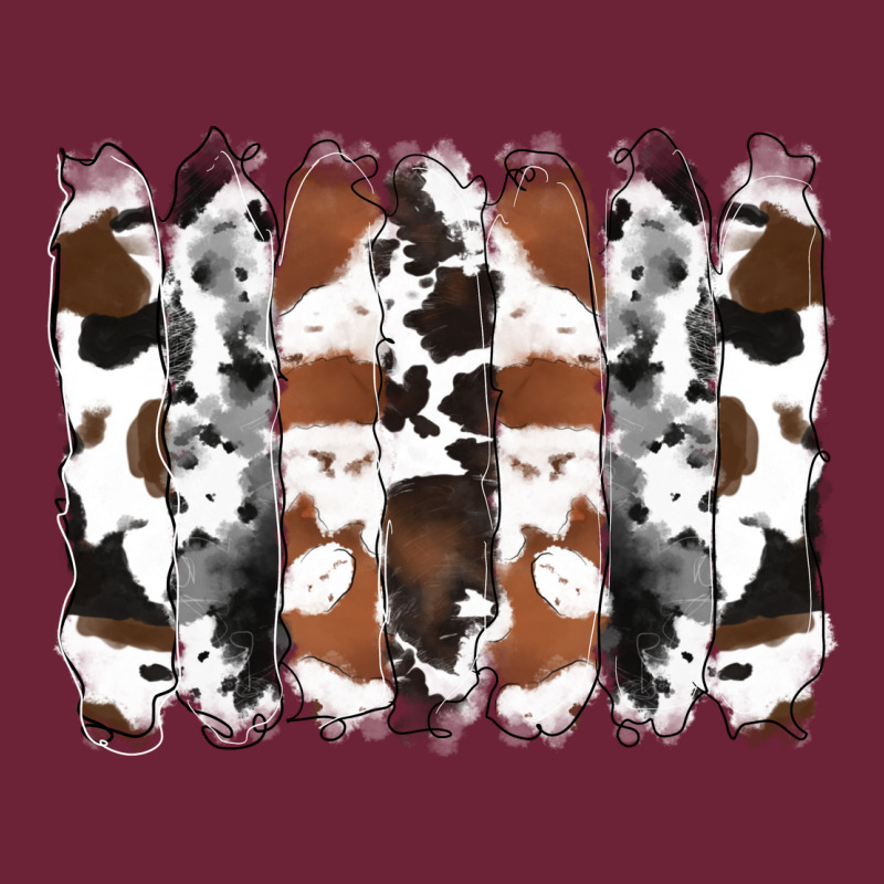 Cowhide Brushstrokes Long Sleeve Tee by RanaPortraitStore | Teevron
