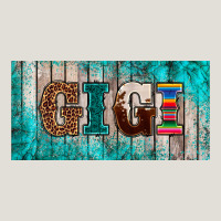 Western Turquoise Gigi License Plate Heavy Core Tee | Teevron