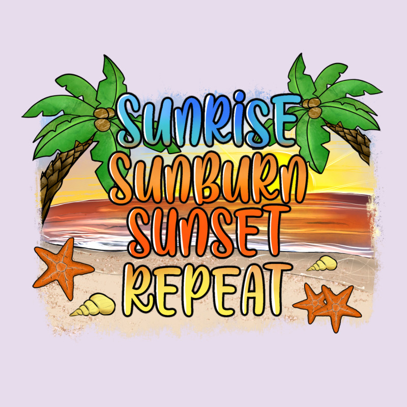 Sunrise Sunburn Sunset Repeat2 Premium Hoodie by JahusDesignShop | Teevron