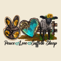Peace Love Suffolk Sheep Ladies Tee | Teevron