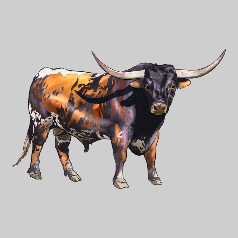 Texas Longhorn Bull Premium Tee by LillyAllenDesigns | Teevron