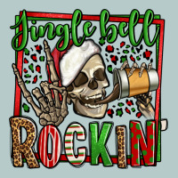 Jingle Bell Rockin Skeleton Christmas Heavy Core Tee | Teevron