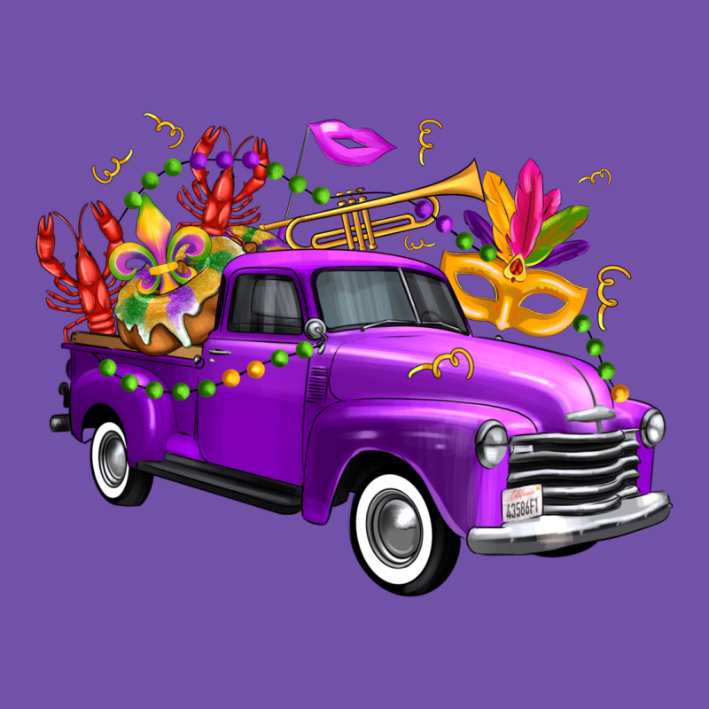 Mardi Gras Truck King's Cake Premium Sweatshirt by FaDigitalArtStudio | Teevron