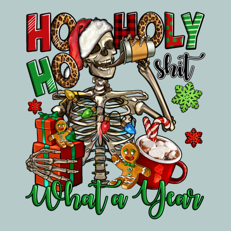 Ho Ho Holy Shit What A Year Christmas Skeleton Heavy Core Tee by Jasminsmagicworld | Teevron