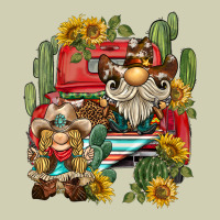 Western Gnome Truck Cactus Sunflower Heavy Core Tee | Teevron