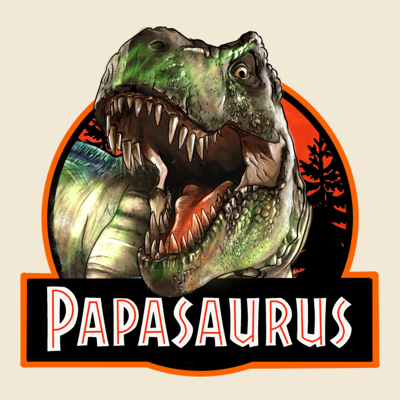Western Papasaurus Papa Dinosaur Premium Tee by LillyAllenDesigns | Teevron