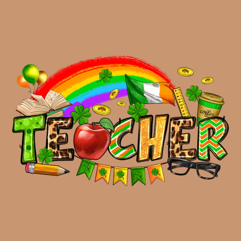 St. Patrick's Day Teacher Heavyweight Hoodie by OliviaCreatesArt | Teevron