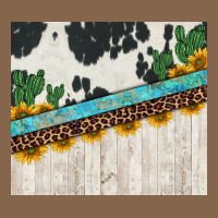 Cowhide Sunflowers Cactus Premium Tee | Teevron