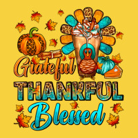 Grateful Thankful Blessed Thanksgiving Cold Drink Premium Sweatshirt | Teevron