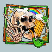 St Patricks Day Peace Skull Heavy Core Tee | Teevron