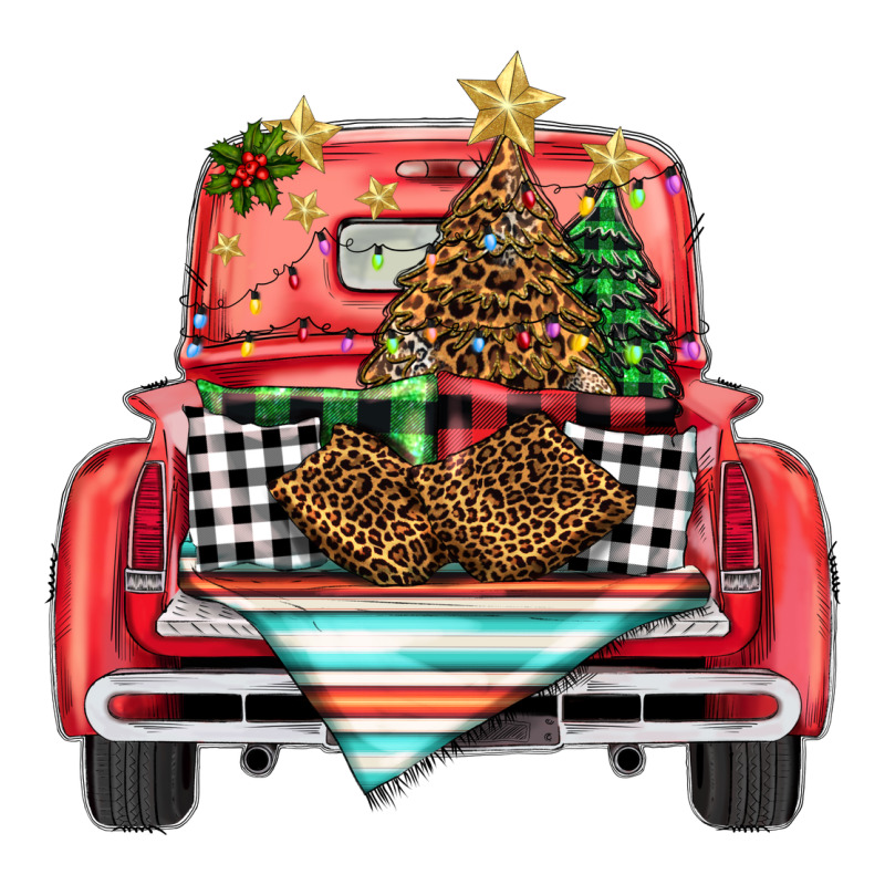 Christmas Truck Premium Tee by BarkalooDesign | Teevron