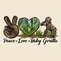 Peace Love Baby Gorilla Ladies Tee | Teevron